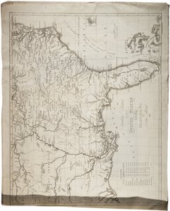 Mapa dos Estados Unidos, 1816